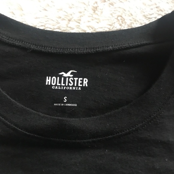 Hollister - Black and White Colorblock Long Sleeve - Picture 3 of 5